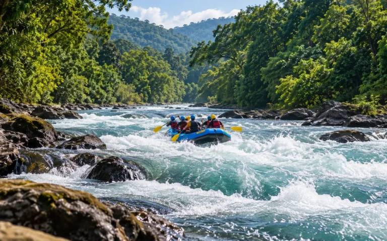 White-water rafting through the Kali River in Dandeli forest, part of our dandeli 3 days tour package