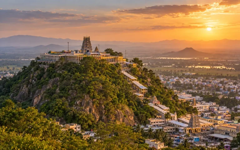 Palani Murugan Temple on Sivagiri Hill above the town