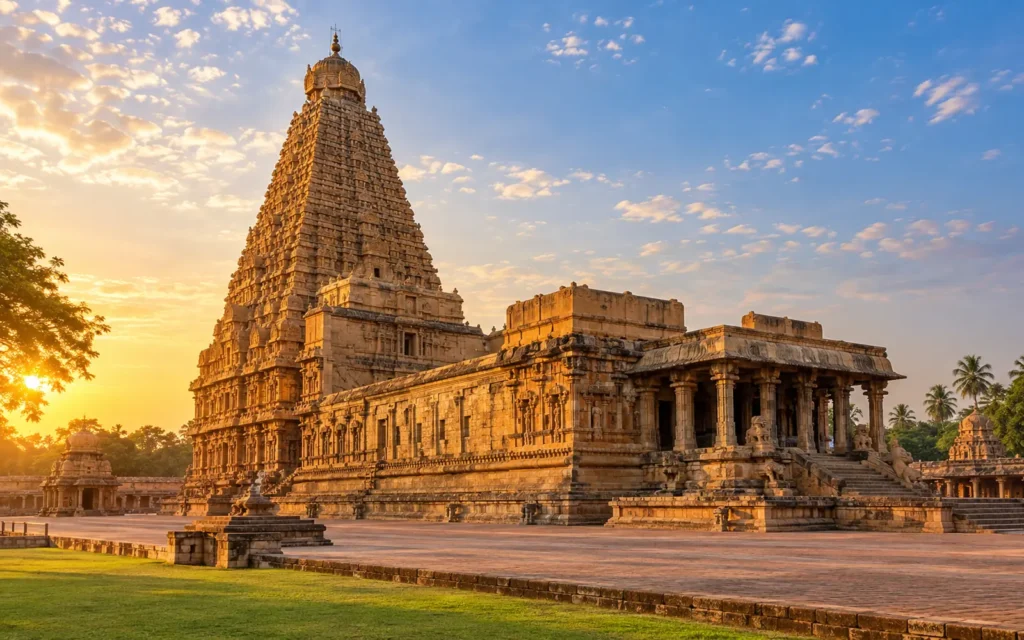 Brihadeeswarar Temple complex in Thanjavur